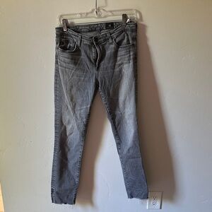AG Adriano Goldschmied Gray Ankle Jeans